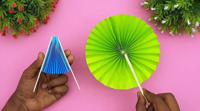 How to Make Easy Paper Hand Fan