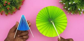 How to Make Easy Paper Hand Fan