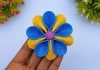 DIY Glitter Foam Sheet Flowers