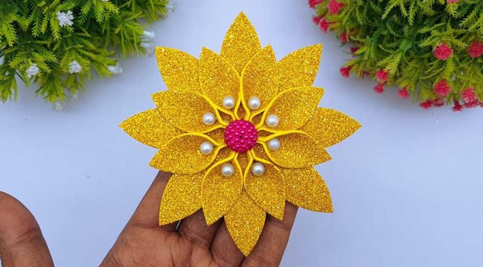 DIY Wall Decoration Flower Making Ideas