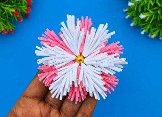 DIY 3D Foamiran Flowers Making At Home