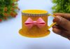 DIY Glitter Foam Sheet Tea Cup