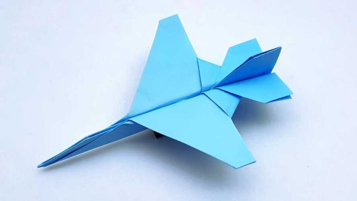 DIY How To Make Origami Jet Fighter