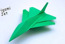 How To Fold Origami Jet Fighter