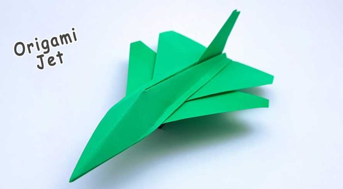 How To Fold Origami Jet Fighter