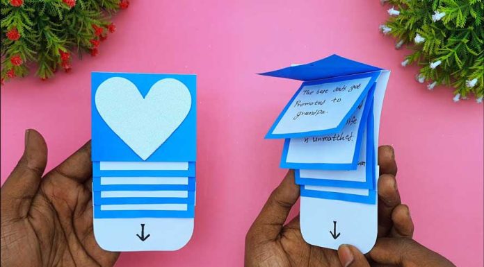 How To Make Waterfall Gift Card For Father's Day