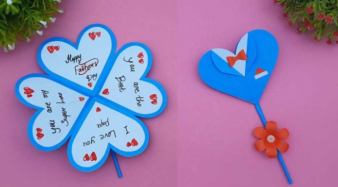 DIY Special Greetings Card For Father's Day Fathers Day Special Gift Card Fathers Day Crafts