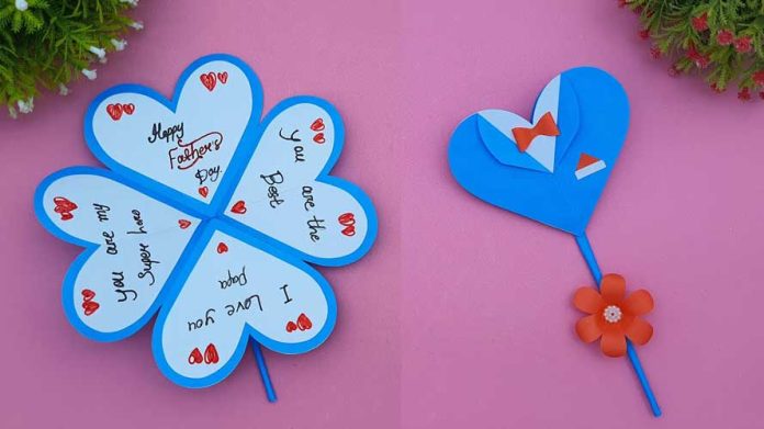 DIY Special Greetings Card For Father's Day Fathers Day Special Gift Card Fathers Day Crafts