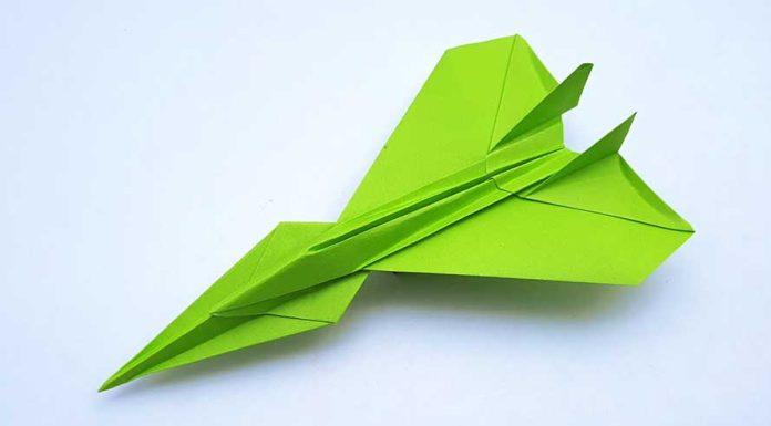 How To Fold Origami Jet Fighter
