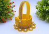DIY Beautiful Foamiran Flower Basket Handmade